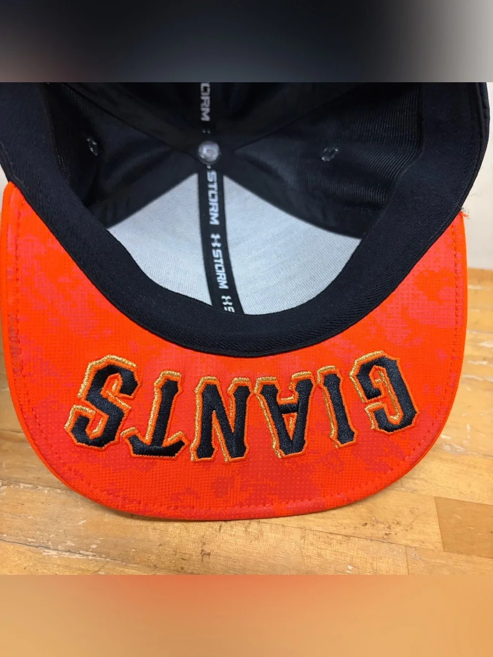 Under Armour San Francisco Giants Baseball Orange / Black Youth Hat